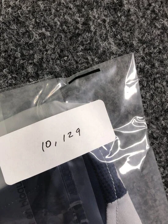 Nike Pro Shirt Mens Small White Blue Baseball MLB Compression Fitted Raglan - Picture 11 of 11